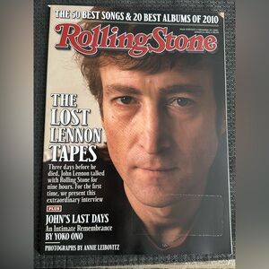 🎸🖤 2010 Rolling Stone Issue 1120-1121 John Lennon